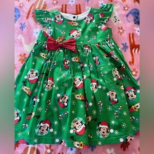 Mickey&Minney Holiday Toddler Dress